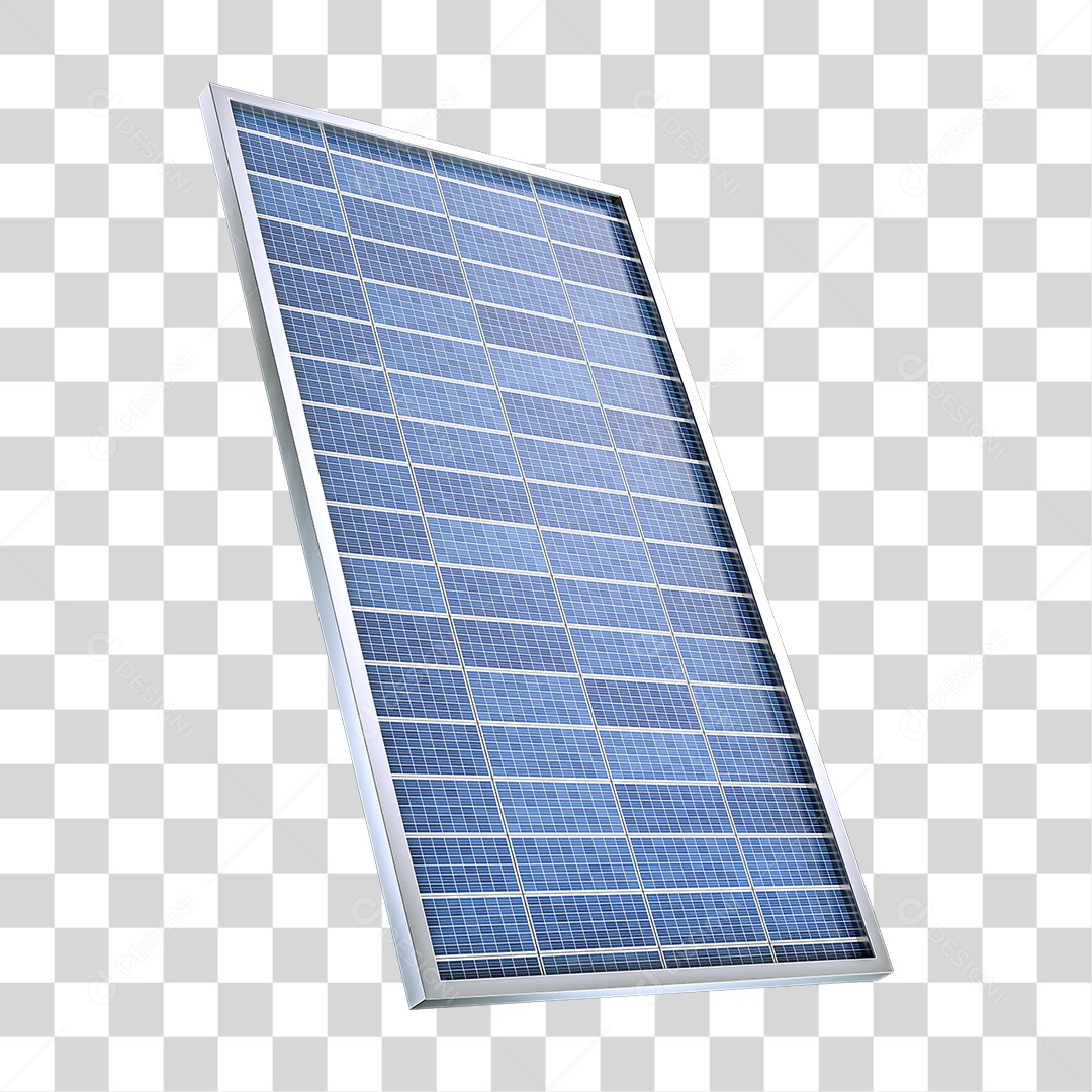 Placa Solar Fotovoltaica PNG Transparente
