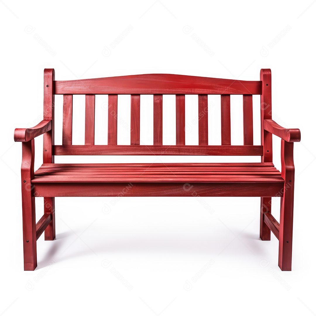 Banco de madeira sobre fundo de madeira