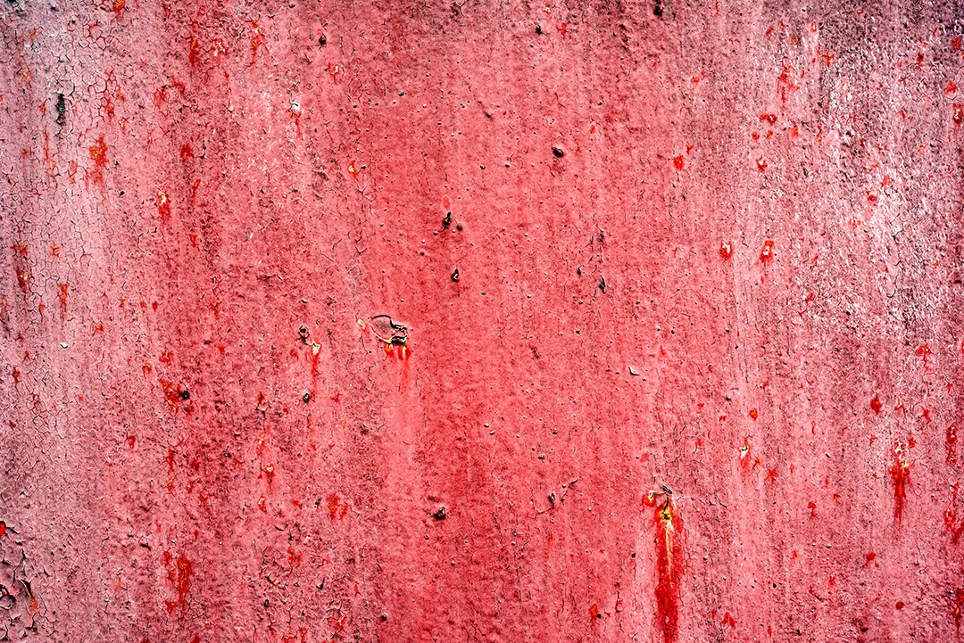 Textura, parede, concreto, pode ser usado como fundo. Fragmento de parede com arranhões e rachaduras