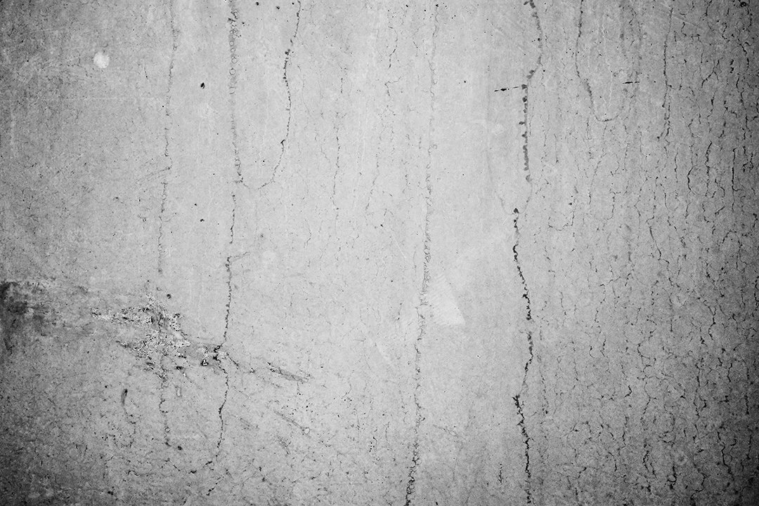 Textura, parede, concreto, pode ser usado como fundo. Fragmento de parede com arranhões e rachaduras