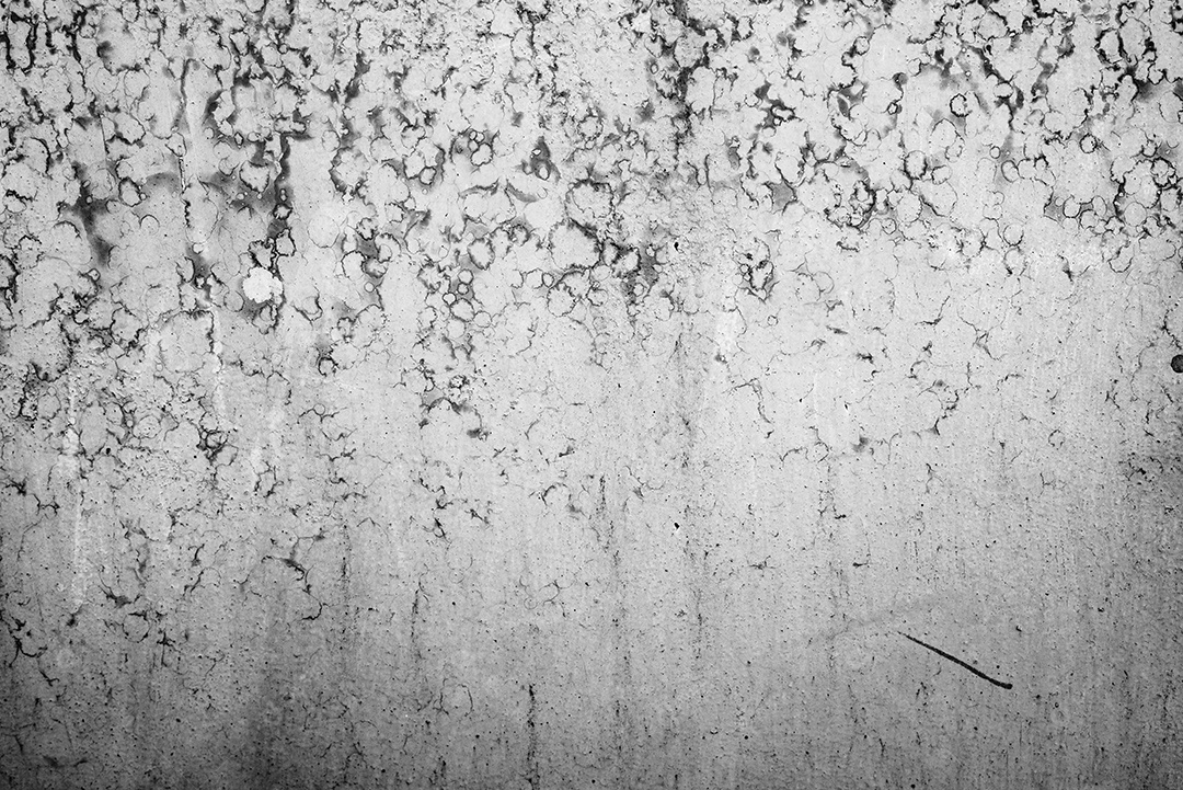 Textura, parede, concreto, pode ser usado como fundo. Fragmento de parede com arranhões e rachaduras