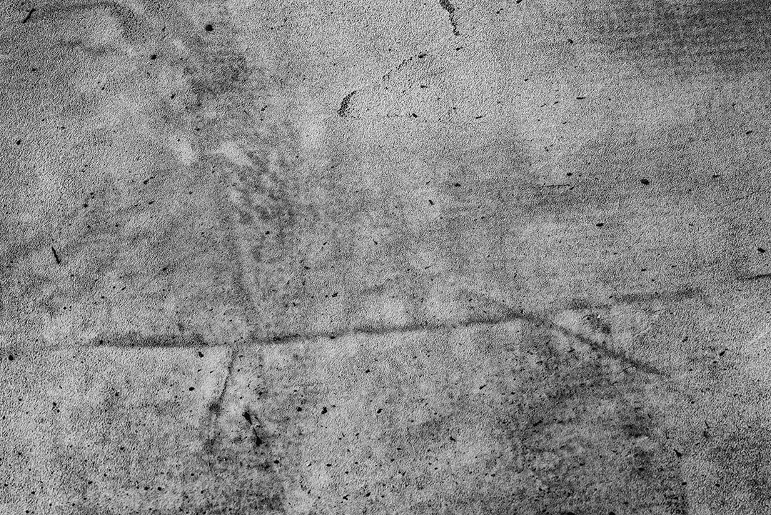 Textura, parede, concreto, pode ser usado como fundo. Fragmento de parede com arranhões e rachaduras