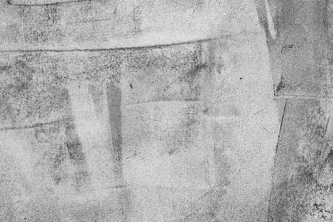 Textura, parede, concreto, pode ser usado como fundo. Fragmento de parede com arranhões e rachaduras