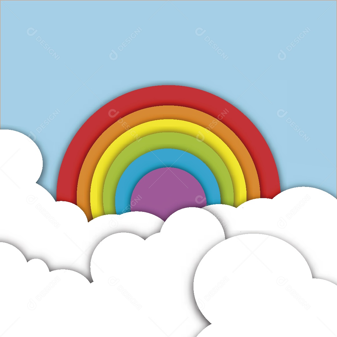 Background Papel Cortado Ilustração Vetor EPS