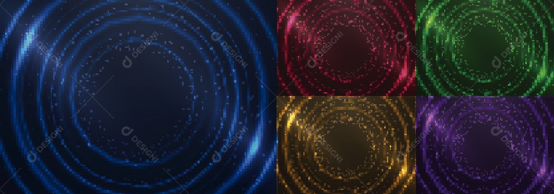 Background Tecnológico Ilustração Vetor EPS