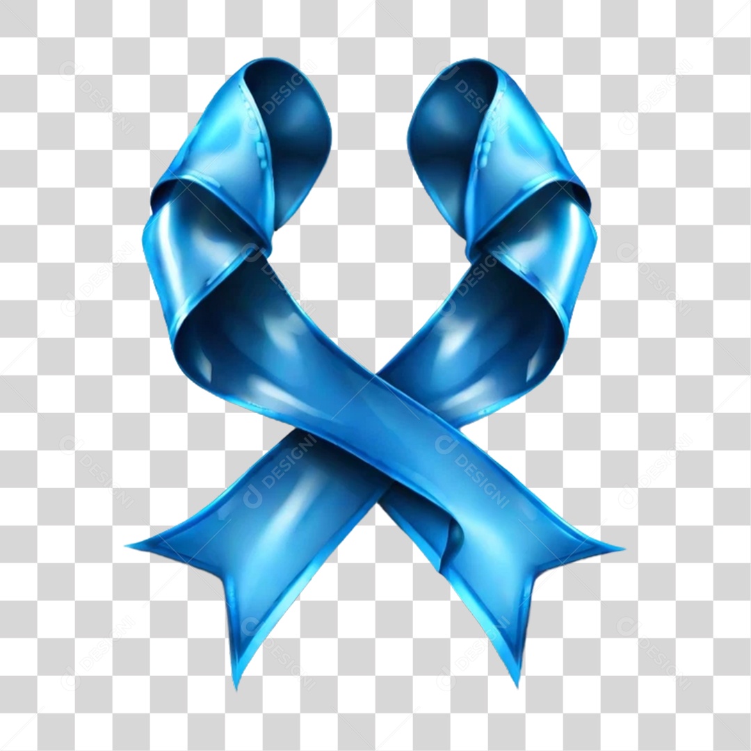 Laço Azul Fita PNG Transparente