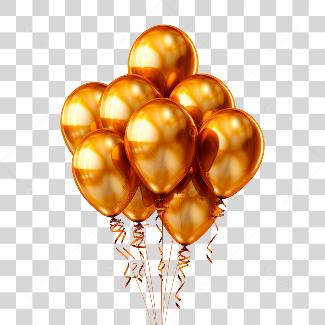 Balões de Ar Enfeites Decorações PNG Transparente