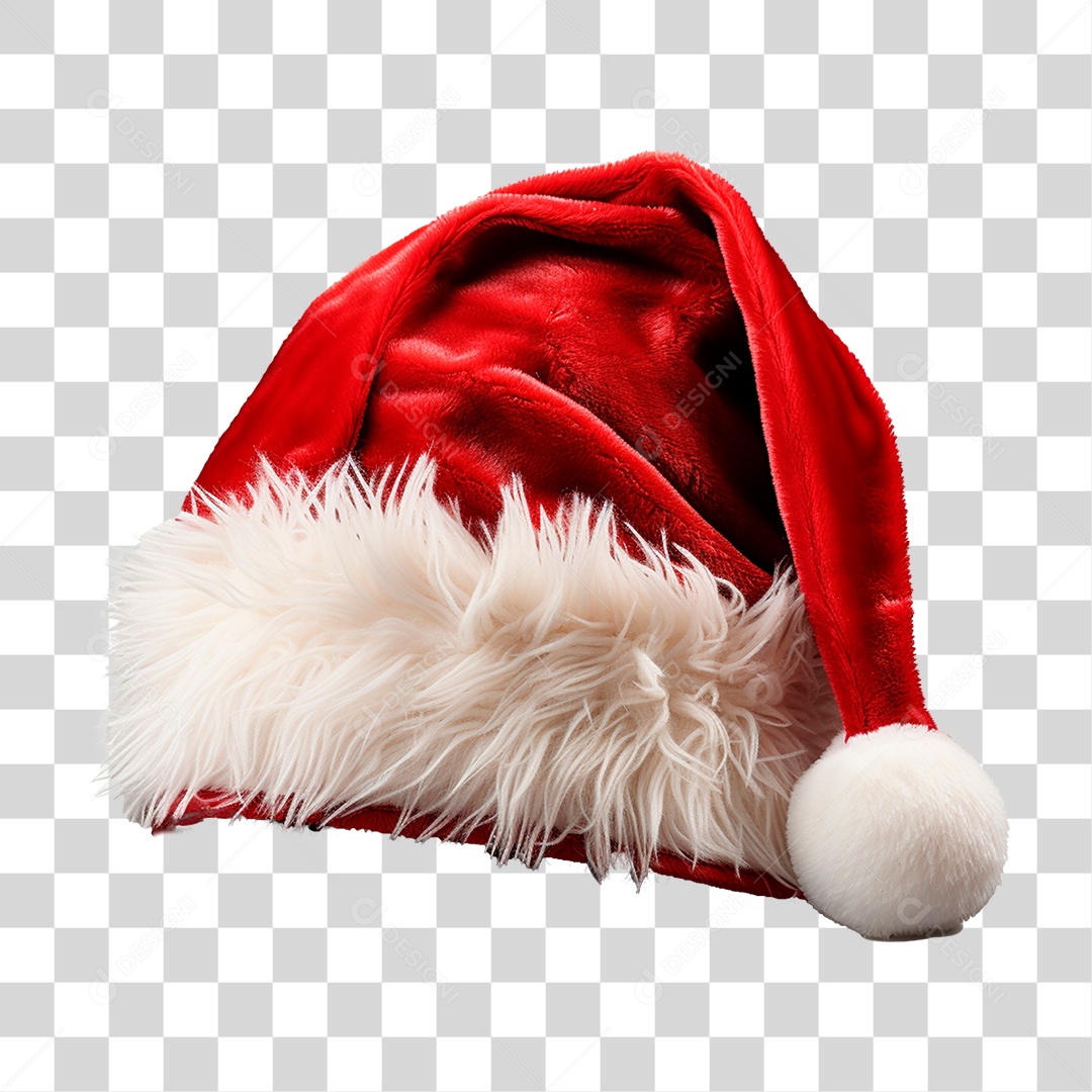 Chapéu do Papai Noel Final de Ano Natal PNG Transparente