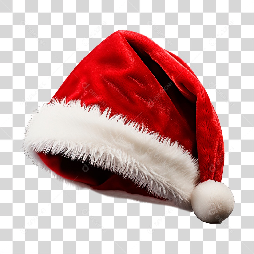 Chapéu do Papai Noel Final de Ano Natal PNG Transparente