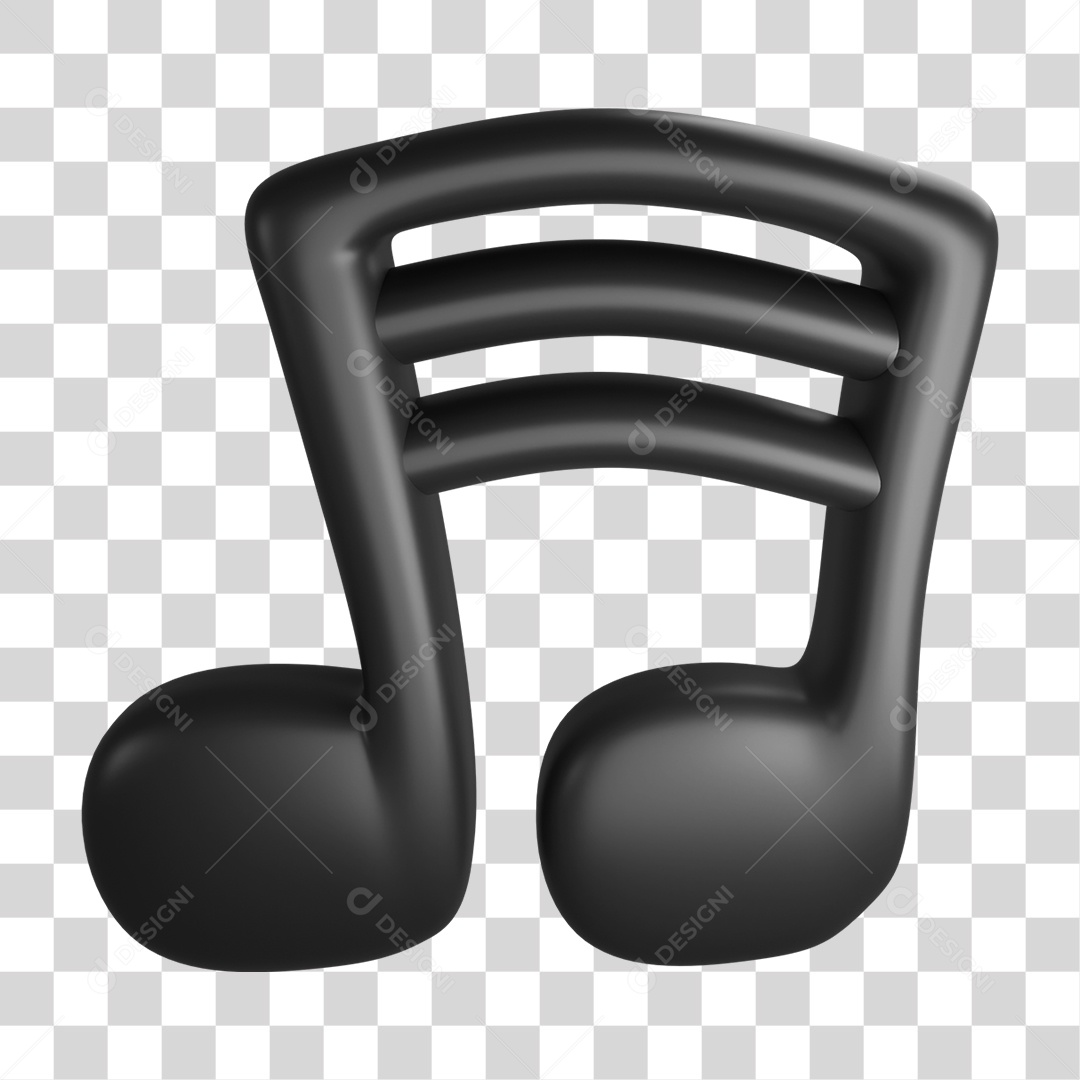 Notas Musicais PNG Transparente