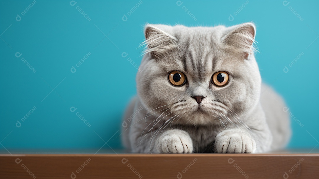 Lindo gatinho deitado