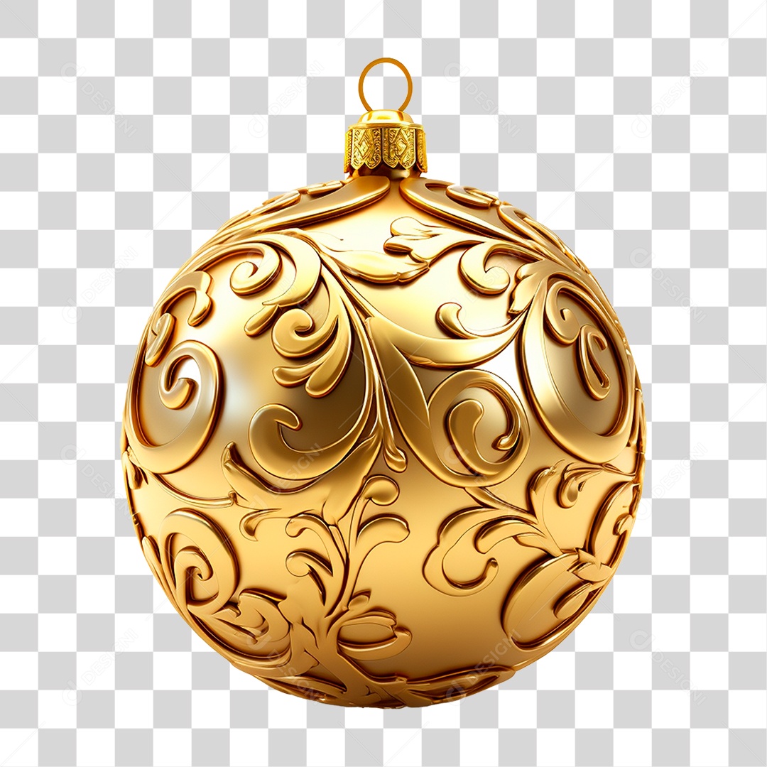 Bolas Enfeites de Natal PNG Transparente