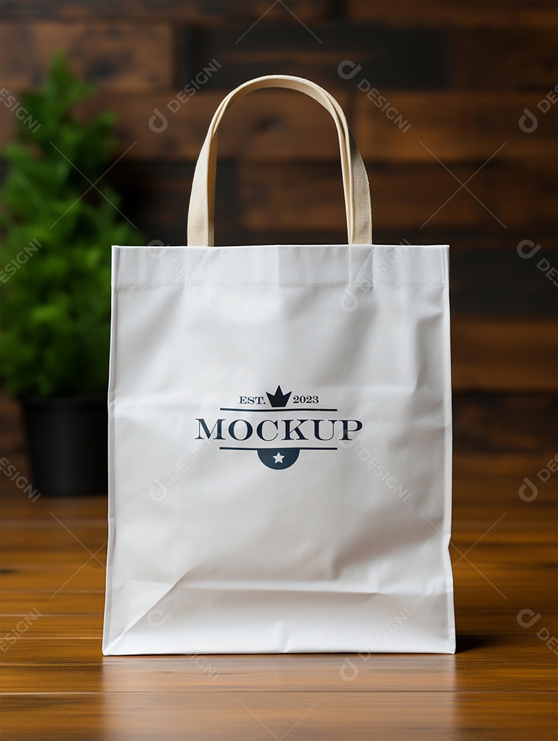 Modelo de Mockup de Sacola PSD Editável