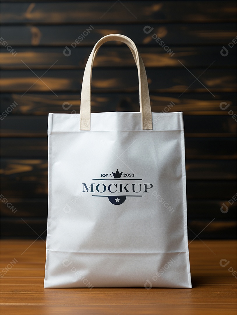 Modelo de Mockup de Sacola PSD Editável