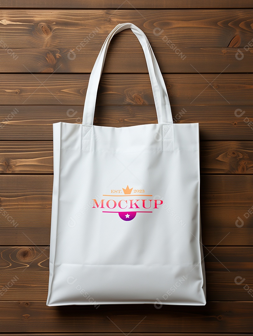 Modelo de Mockup de Sacola PSD Editável