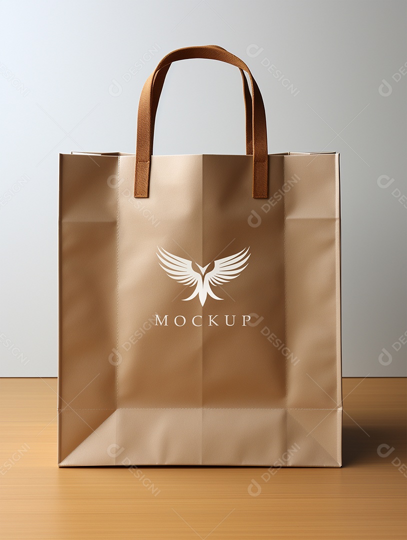 Modelo de Mockup de Sacola PSD Editável