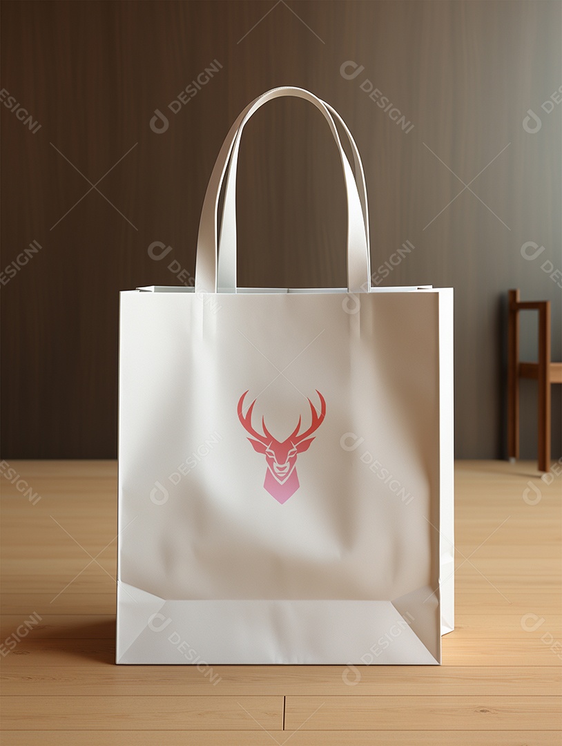 Modelo de Mockup de Sacola PSD Editável