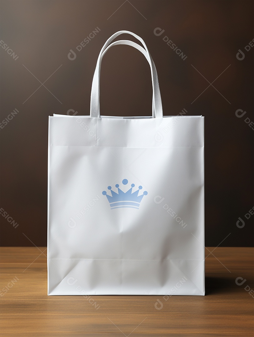 Modelo de Mockup de Sacola PSD Editável