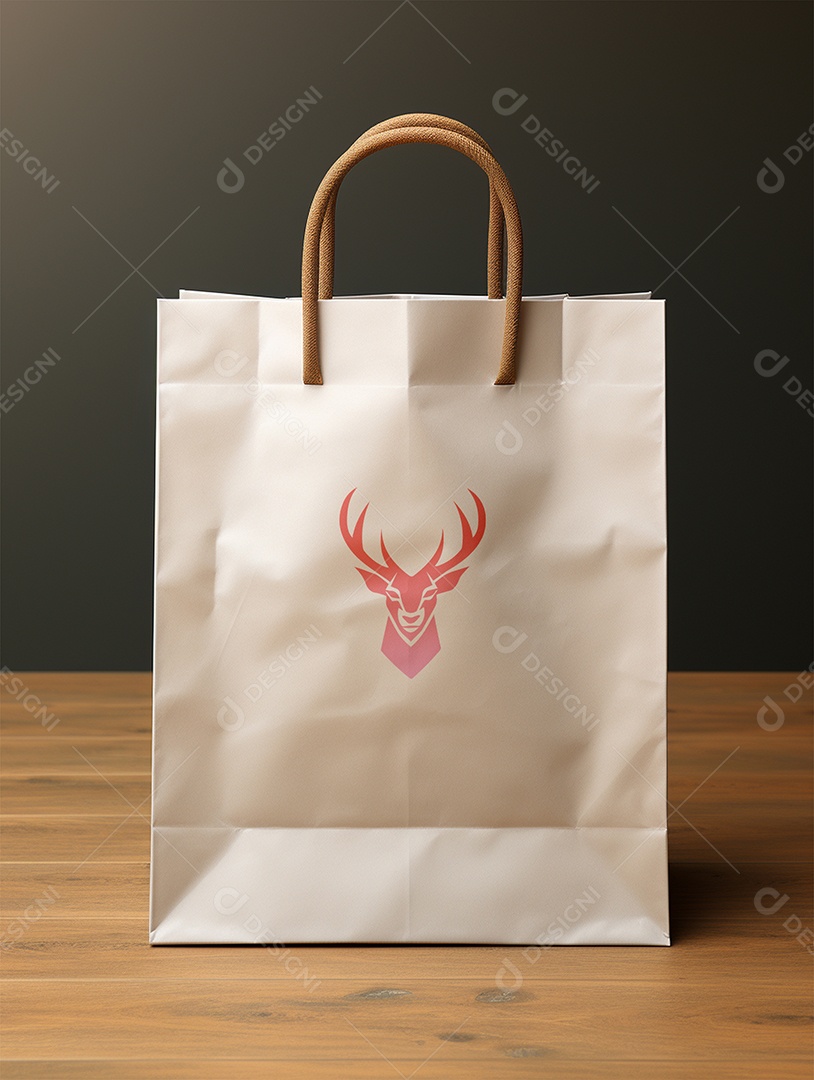 Modelo de Mockup de Sacola PSD Editável