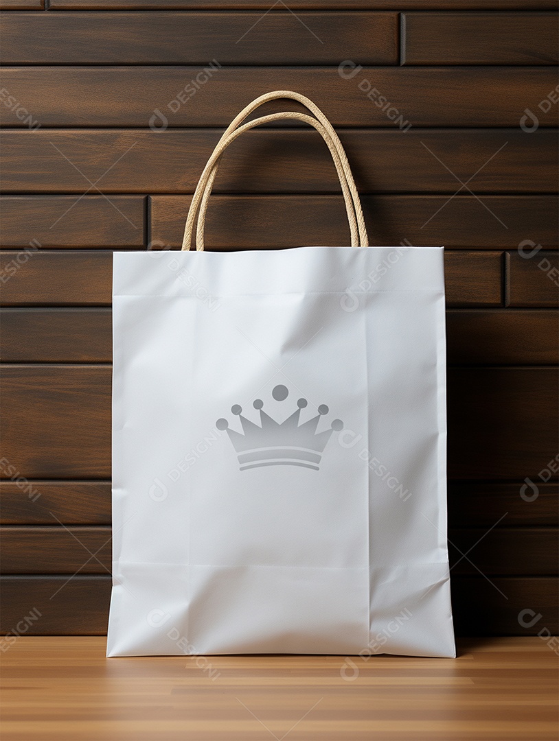 Modelo de Mockup de Sacola PSD Editável