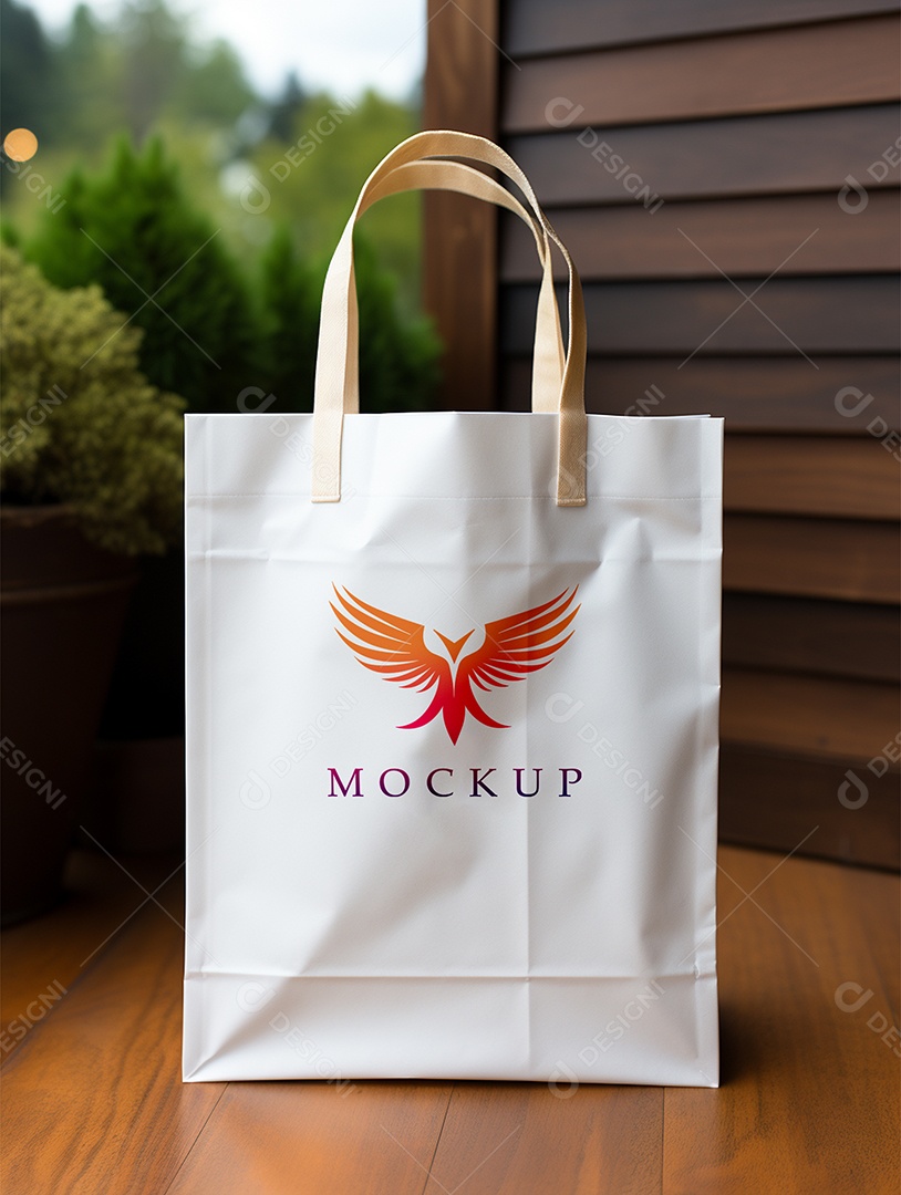 Mockup de Sacola PSD Editável