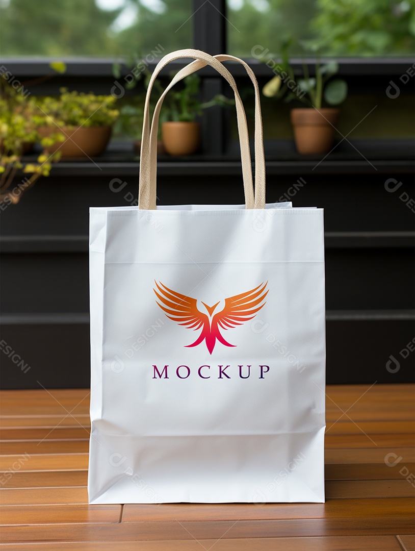 Mockup de Sacola PSD Editável