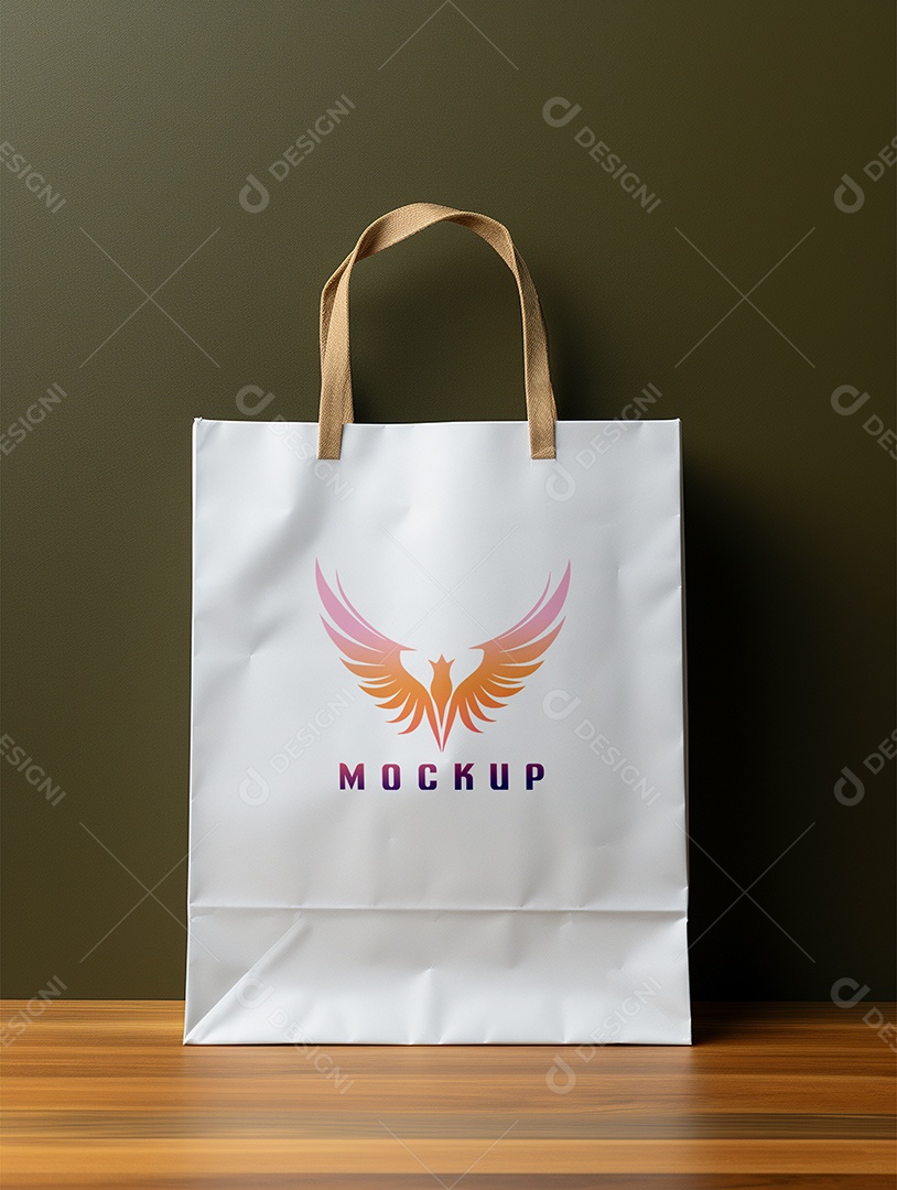 Mockup de Sacola PSD Editável