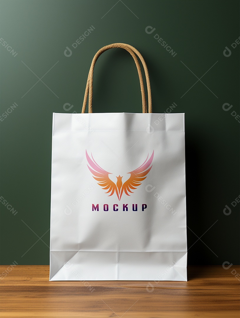 Mockup de Sacola PSD Editável