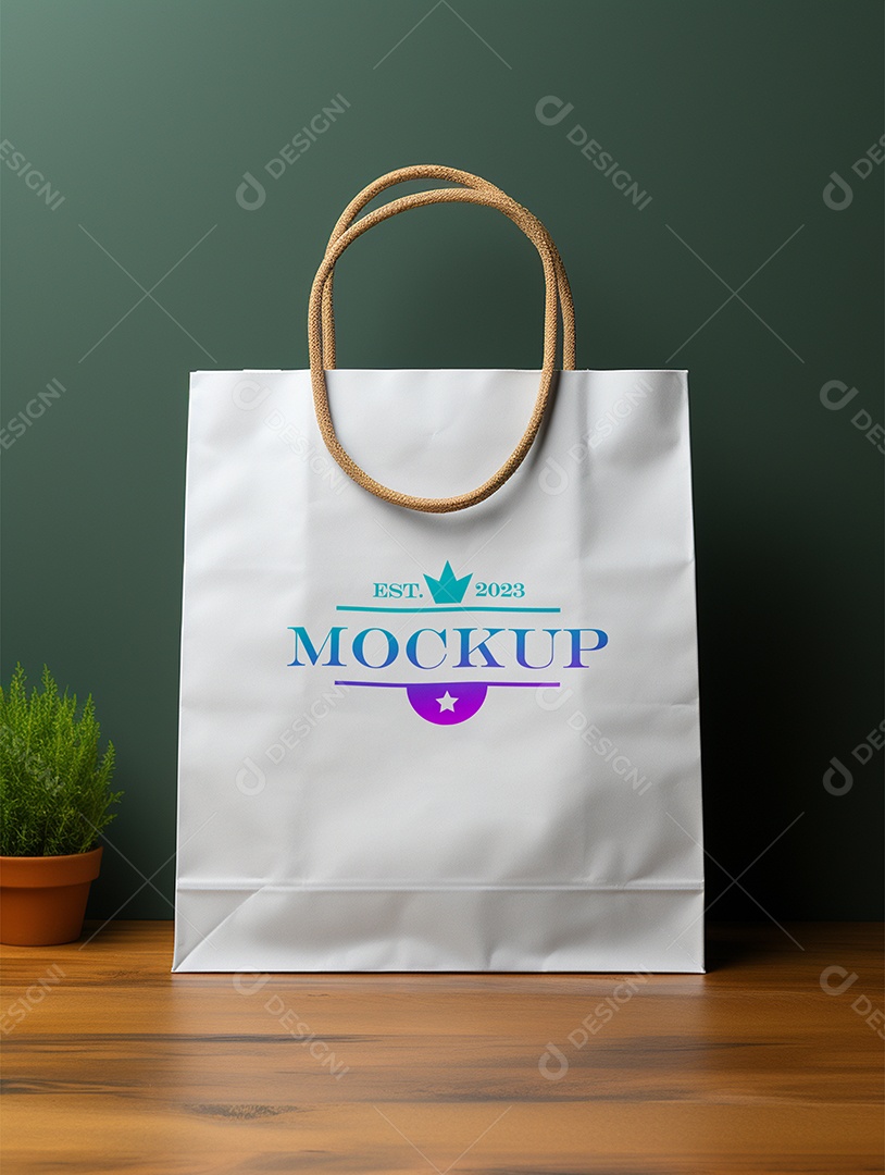 Mockup de Sacola PSD Editável