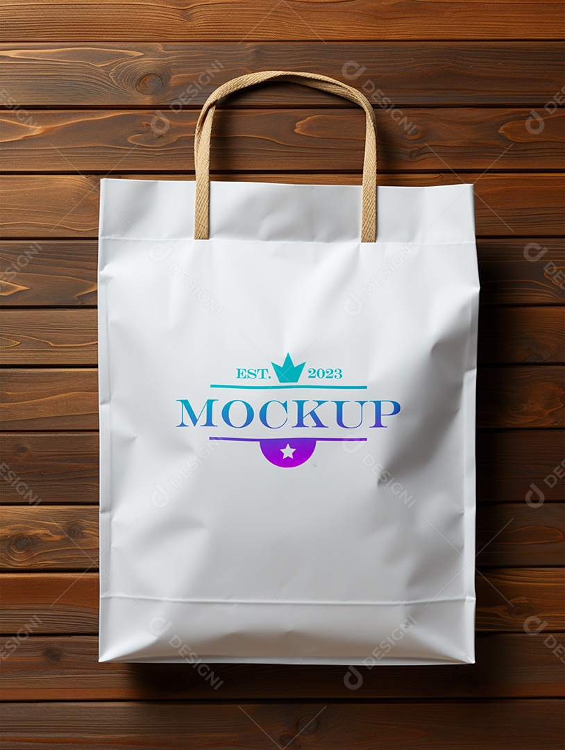 Mockup de Sacola PSD Editável