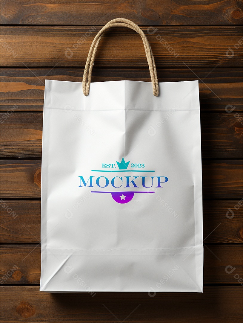 Mockup de Sacola PSD Editável