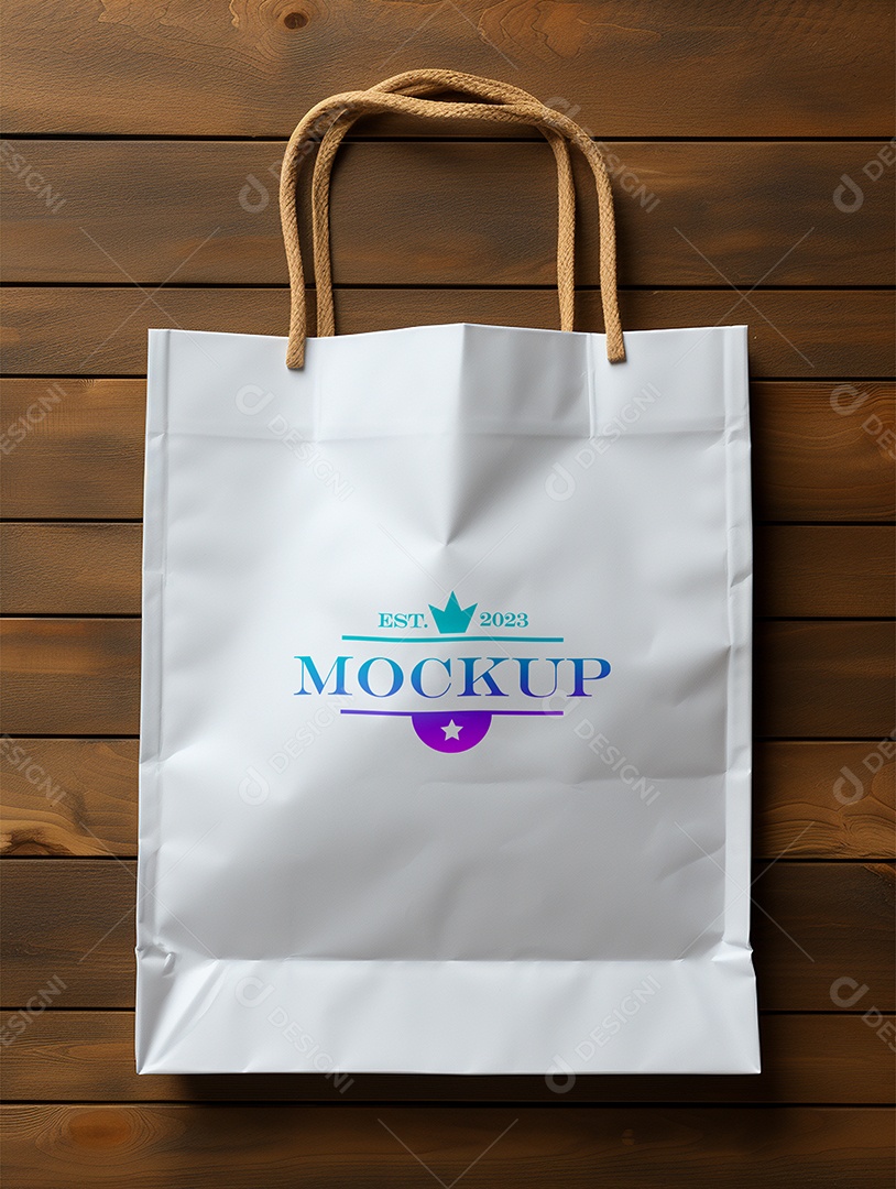 Mockup de Sacola PSD Editável