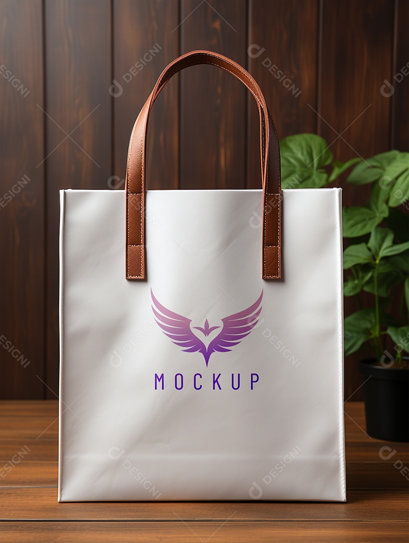 Mockup de Sacola PSD Editável