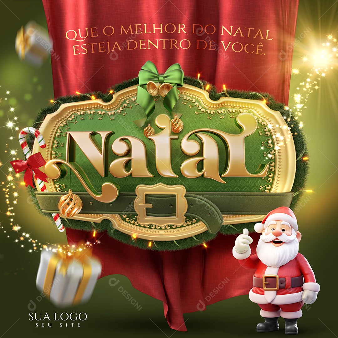 Christmas May the Best of Christmas Be Within You Editable Social Media PSD