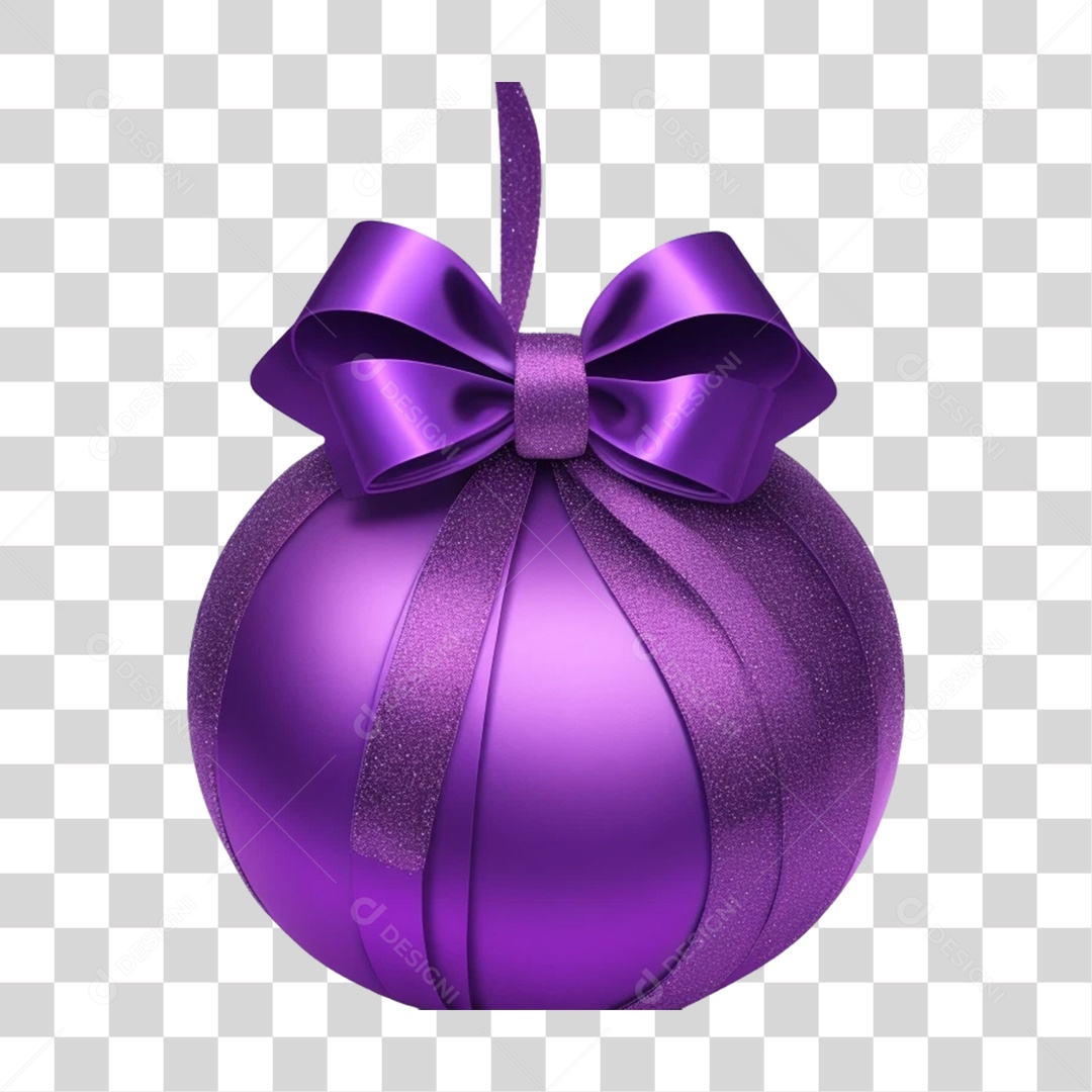 Bolas Enfeites de Natal PNG Transparente