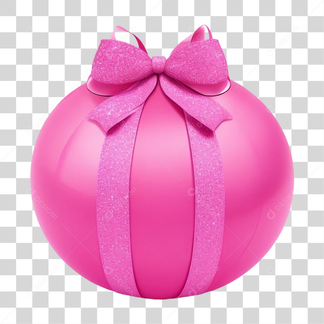 Bolas Enfeites de Natal PNG Transparente