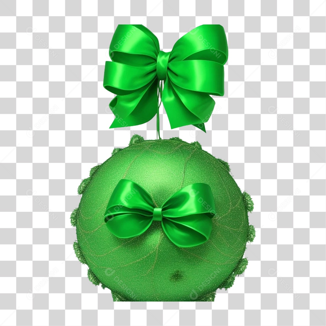 Bolas Enfeites de Natal PNG Transparente