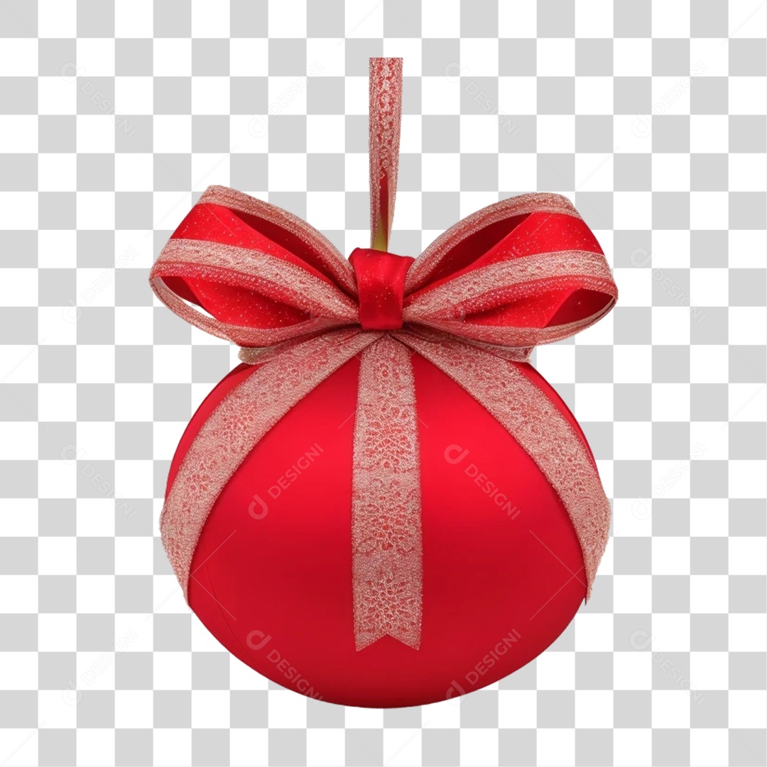 Bolas Enfeites de Natal PNG Transparente