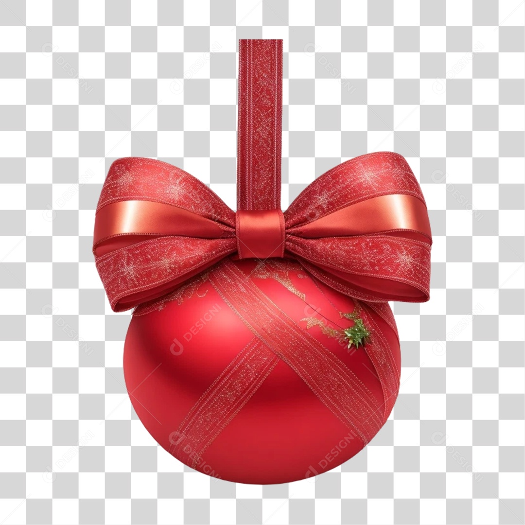 Bolas Enfeites de Natal PNG Transparente