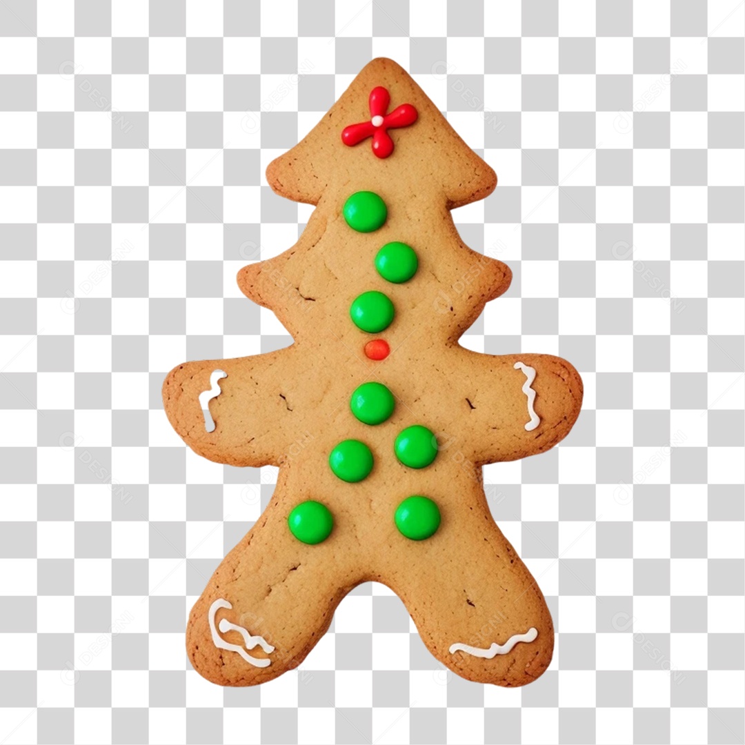 Biscoito Doces Enfeite Natal PNG Transparente