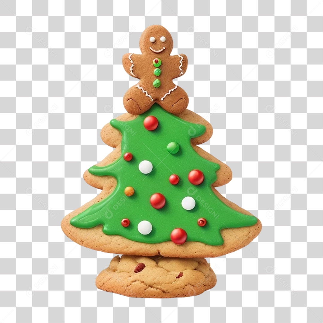 Biscoito Doces Enfeite Natal PNG Transparente