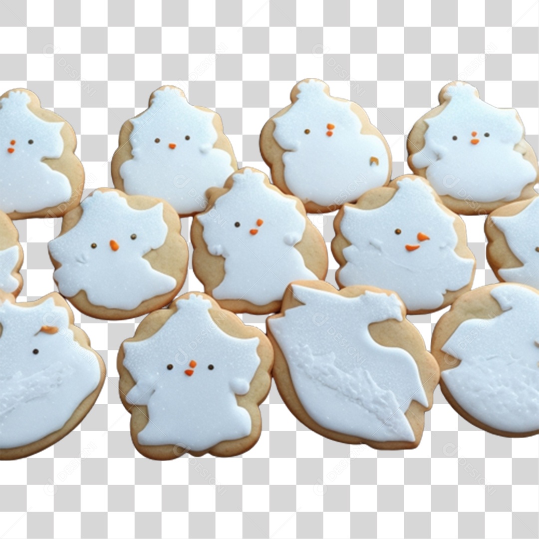Biscoito Doces Enfeite Natal PNG Transparente