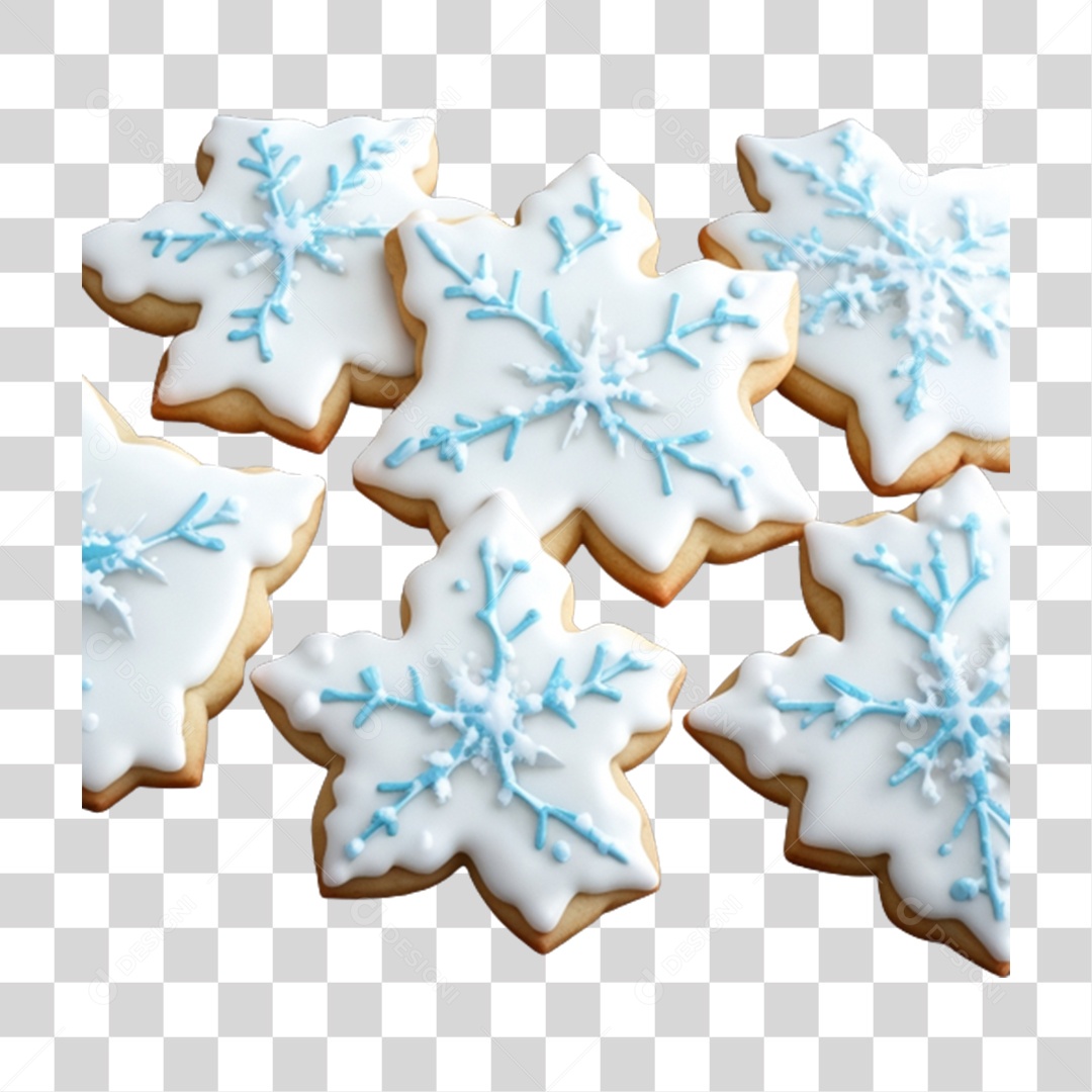 Biscoito Doces Enfeite Natal PNG Transparente