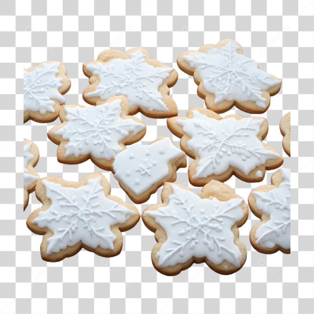 Biscoito Doces Enfeite Natal PNG Transparente