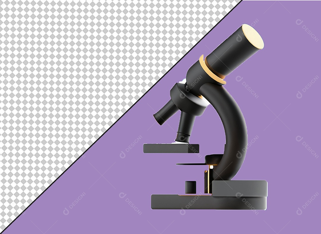 Microscópio de Laboratório Elemento 3D para Composição PSD