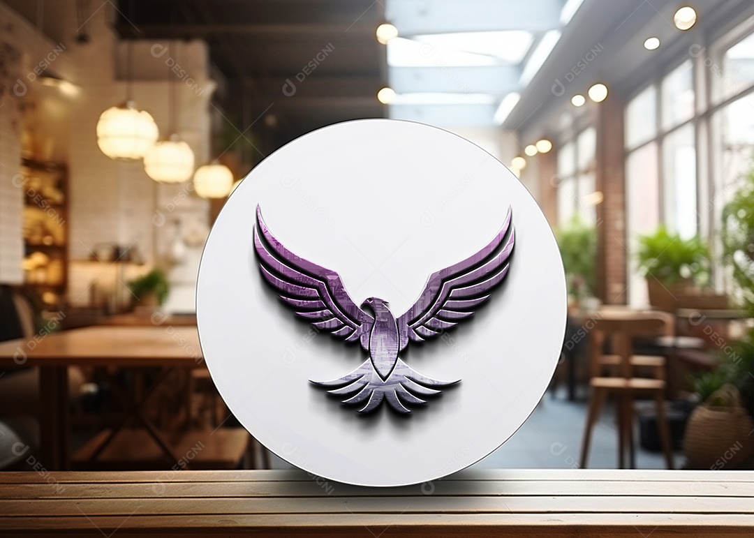 Modelo de Logo de Empresa PSD Editável