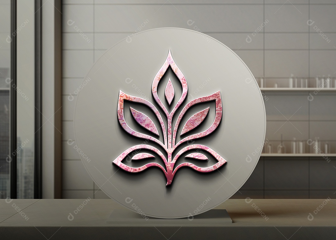 Modelo de Logo de Empresa PSD Editável