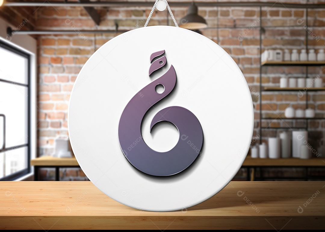 Modelo de Logo de Empresa PSD Editável