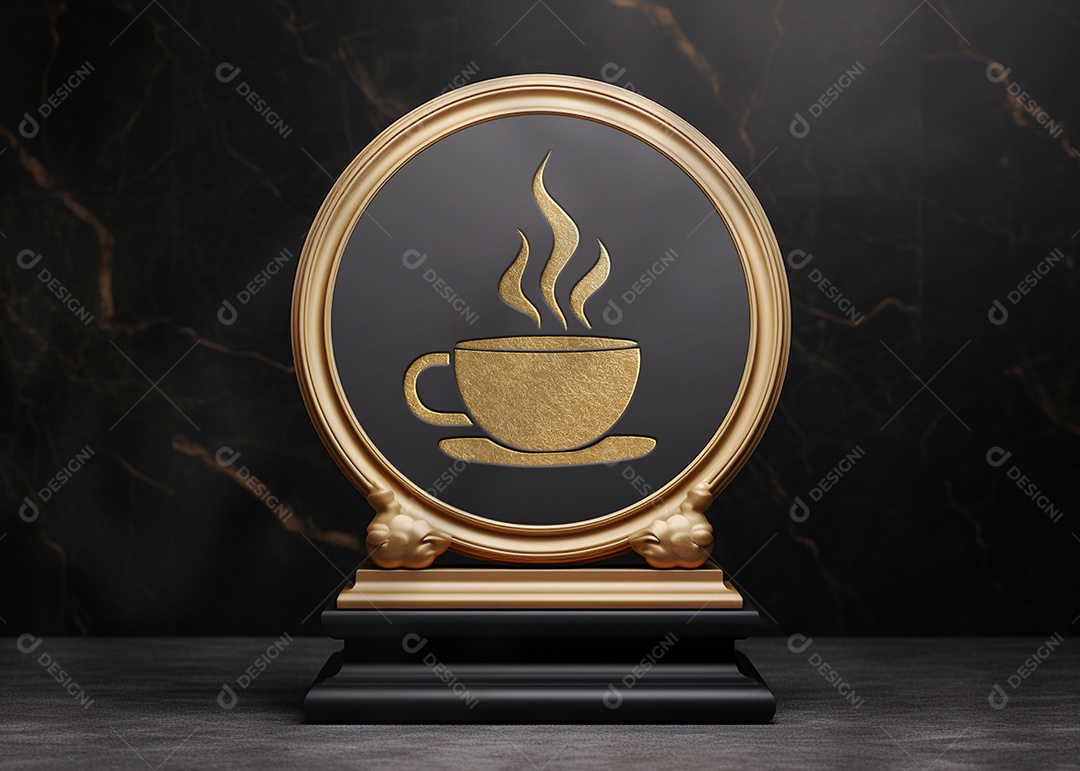 Modelo de Logo de Empresa PSD Editável