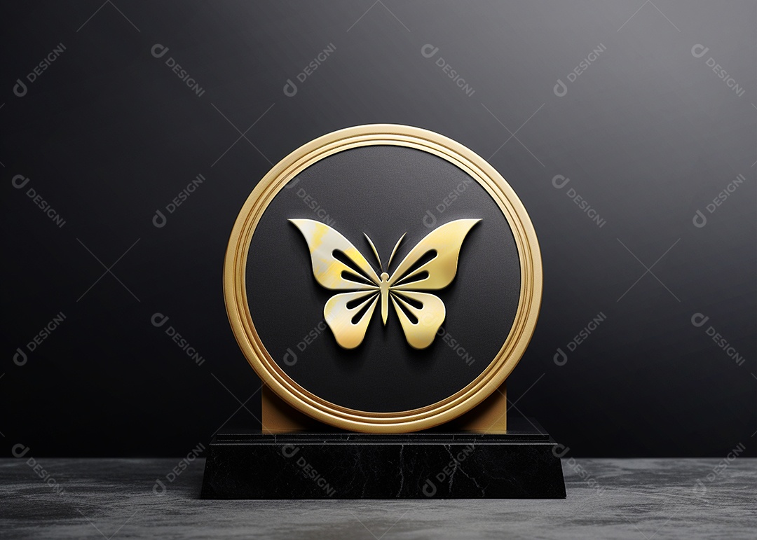 Modelo de Logo de Empresa PSD Editável